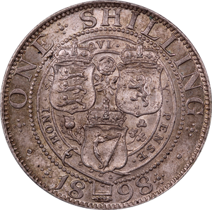 1898 GB Shilling aEF