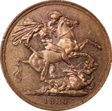 1880 Gold Sovereign EF