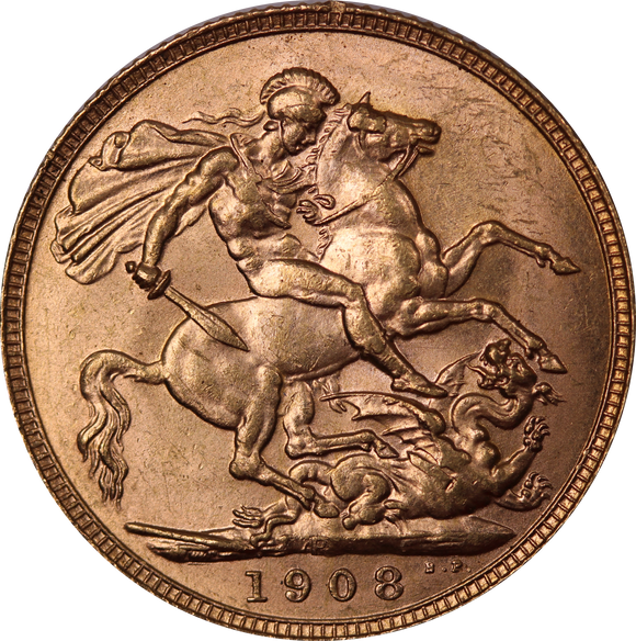 1908 Perth Mint Sovereign EF