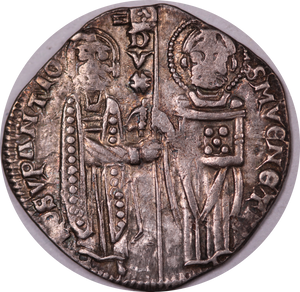 Italian States (Venice) 1312-1328 Silver Grosso Very Fine