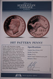 History of Australian Coinage 1937 Pattern Penny