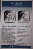 History of Australian Coinage 1919 Australia Square Penny