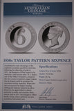 History of Australian Coinage 1850s Taylor Pattern Sixpence