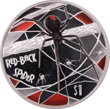 2006 Deadly and Dangerous - Redback Spider 1oz Silver Proof Coin