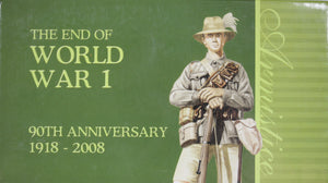 2008 The End of World War I 90th Anniversary 1oz Silver Coin Pair