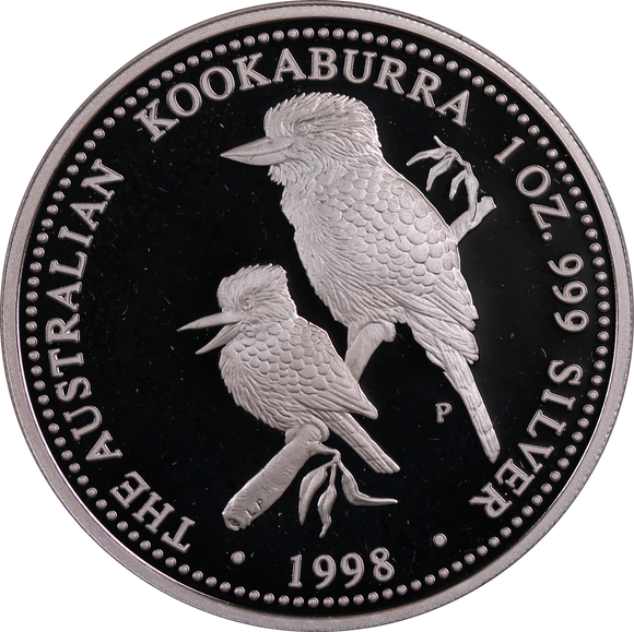 1998 Kookaburra 1oz Silver Coin