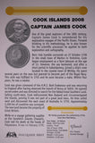 2008 Captain Cook 1.2g .999 Gold Proof Coin