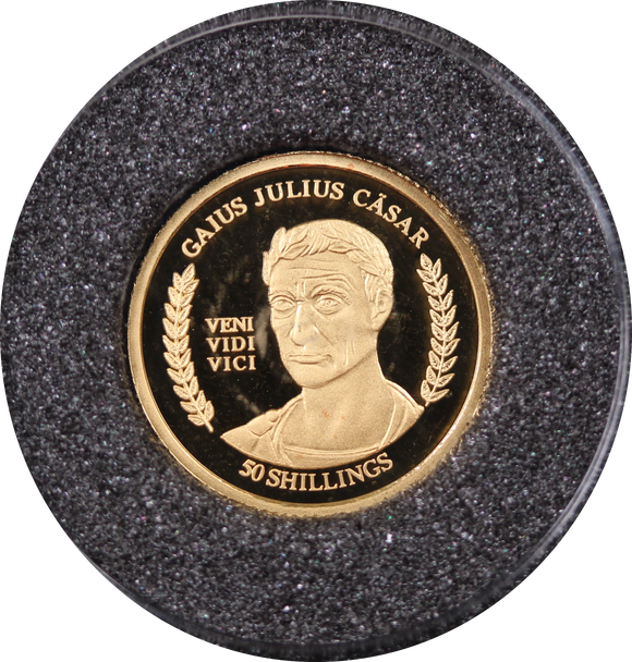 2004 Julius Caesar 1.2g .999 Gold Proof Coin