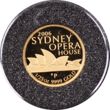 2006 Sydney Opera House 1/25oz Gold Proof Coin