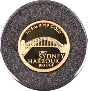 2007 Sydney Harbour Bridge 1/25oz Gold Proof Coin