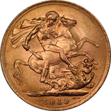 1919 Perth Mint Gold Sovereign gEF