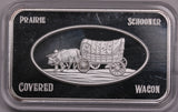 2023 Patrick Mint & Prosper Metals Prairie Schooner, Covered Wagon 1oz Silver Bar