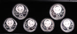 1980 Moscow Olympics 5 and 10 Rouble Silver Proof Set (1977)