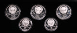 1980 Moscow Olympics 5 and 10 Rouble Silver Proof Set (1978)