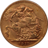 1911 Melbourne Mint Sovereign aVF