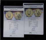 USA Gold-Plated Presidential Dollar Collection