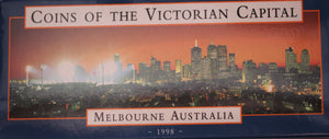 1998 Coins of Victorian Capital Melbourne $10 Proof Pair