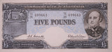 Five Pounds 1960 Coombs/Wilson aUNC