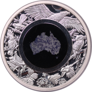 2022 Great Southern Land 1oz Silver Proof Blue Lepidolite Individual Coin