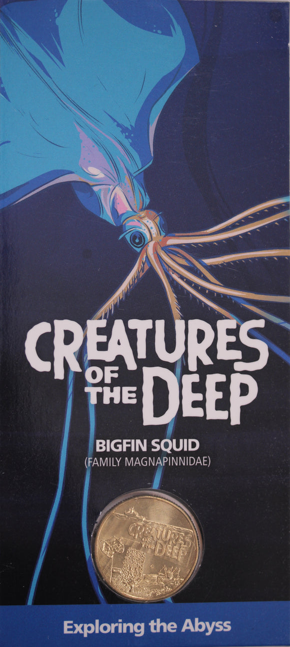 2023 $1 Creatures of the Deep Bigfin Squid - 'C' Mintmark