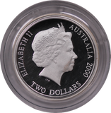 2000 Queen Victoria Silver Proof $2 Coin in Capsule