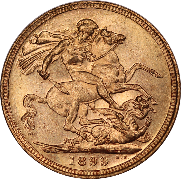 1899 Sydney Mint Sovereign aUNC