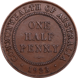 1923 Halfpenny gEF