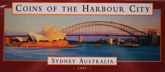 1997 Coins of the Harbour City Sydney $10 Silver Coin Pair