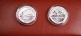 1997 Coins of the Harbour City Sydney $10 Silver Coin Pair
