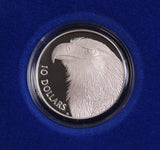 1994 Birds of Australia Wedge-Tailed Eagle $10 Silver Proof Coin