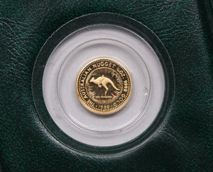 1989 Australia 1/20oz Gold Kangaroo Coin