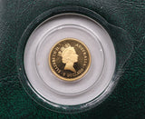 1989 Australia 1/20oz Gold Kangaroo Coin