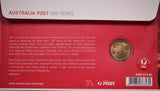 2009 $1 200 Years Of Australia Post PNC with Melbourne Stamp Show Overprint