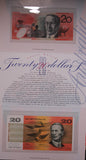 1994 $20 Fraser/Evans First Day Issue NPA Folder