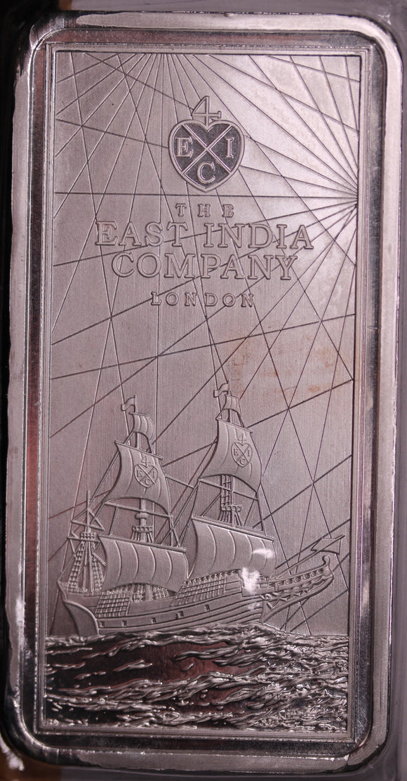 2021 GB St Helena East India Company Silver Rectangular Coin 250g