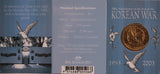 2003 $1 50th Anniversary End of Korean War UNC - 'M' Mintmark