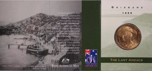1999 $1 The Last ANZACs UNC - 'B' Mintmark