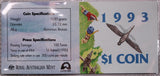1993 Landcare $1 Coin UNC - 'C' Mintmark