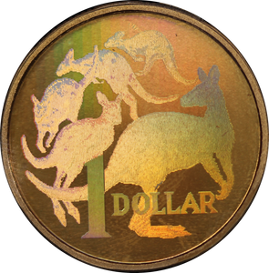 2004 Proof Mob of Roos Hologram $1 Coin