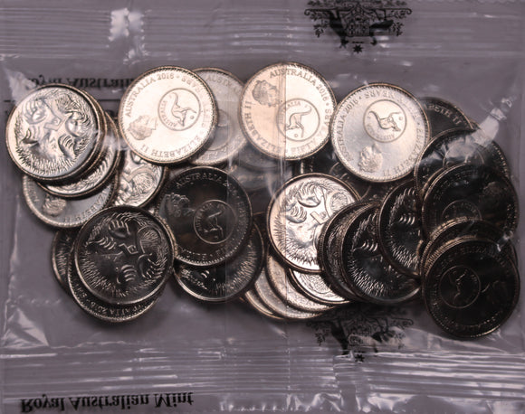 2016 5c Anniversary of Decimal Changeover RAM Bag (40 coins)