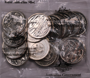 2016 20c Anniversary of Decimal Changeover RAM Bag (20 coins)