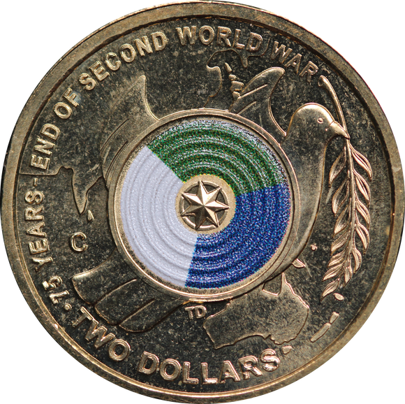 2020 End of WWII C mintmark $2 Individual Coin