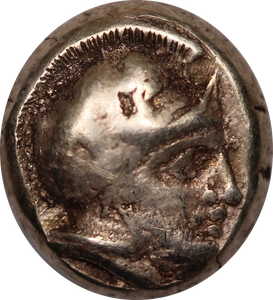 Greek Electrum 1/6th Stater Lesbos, Mytilene c. 412-378BC VF