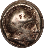 Greek Electrum 1/6th Stater Lesbos, Mytilene c. 412-378BC VF