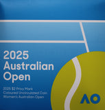 2025 Women's Australian Open Yellow $2 Privy Coin
