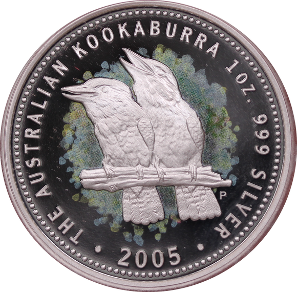 2005 Kookaburra 1oz Silver Proof Coin
