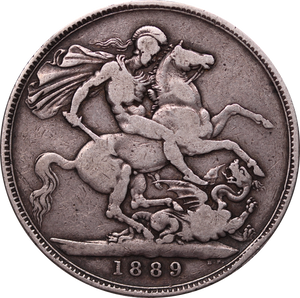 GB 1889 Crown Fine