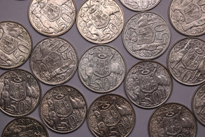 Full Tube of 27 High Grade 1966 Round 50 Cent Coins (ASW 9.16oz)