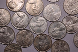 Full Tube of 27 High Grade 1966 Round 50 Cent Coins (ASW 9.16oz)