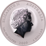 2009 Lunar Year of the Ox Coin 1oz Silver Coin